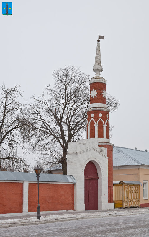 Коломна. Успенский Брусненский монастырь. Башня, ворота и фрагмент стены - Алексей Шаповалов Стерх