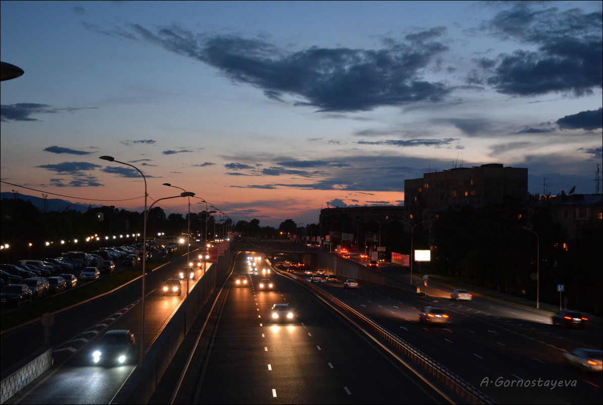 Закат. - Anna Gornostayeva