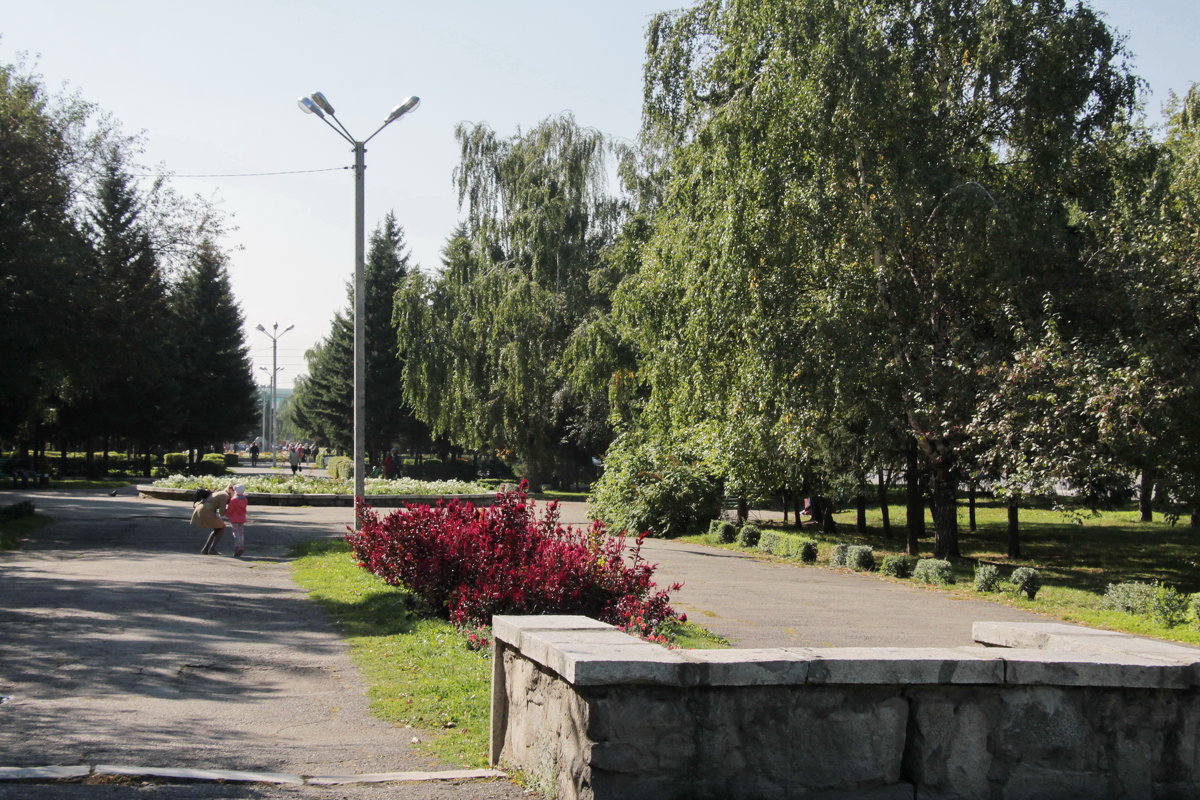 Бийск. Бульвар Петра Первого. - Олег Афанасьевич Сергеев