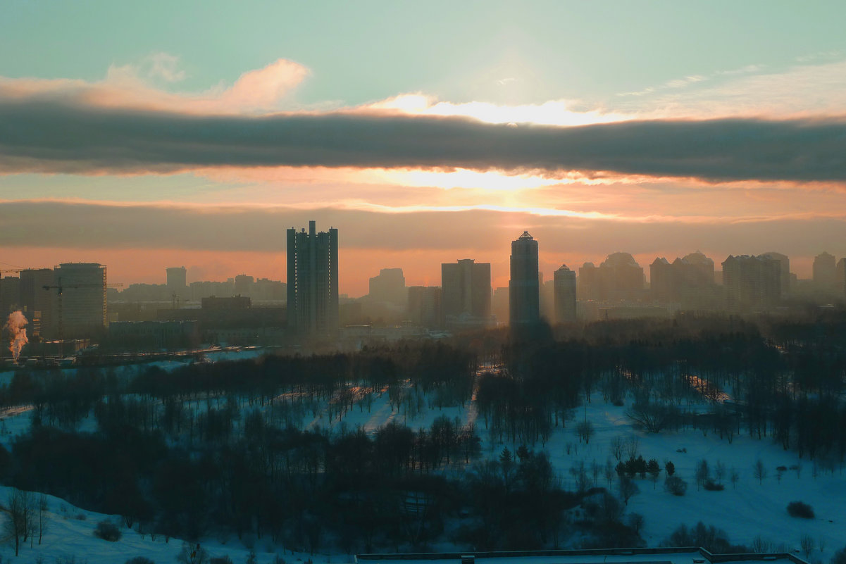 Городской пейзаж. - Александр Атаулин