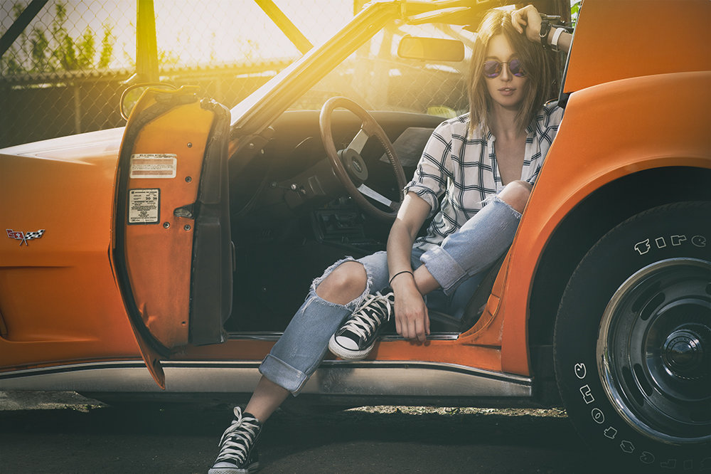 Аня и CORVETTE C3 - Константин Силаев Аня и CORVETTE C3 - Константин Силаев