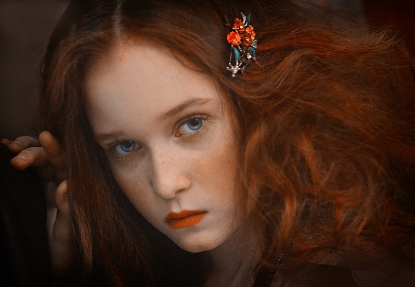 Red Hair Girl - Elena Fokina