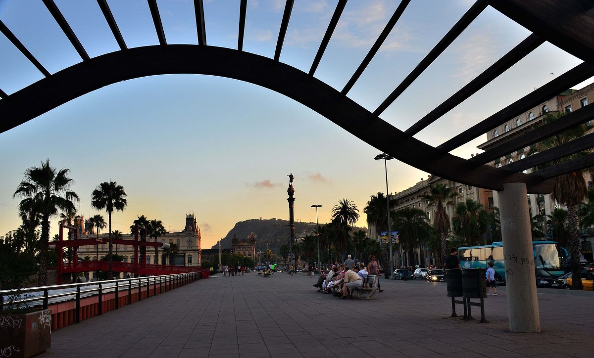 Вечер в Барселоне. - Leonid Korenfeld Вечер в Барселоне. - Leonid Korenfeld