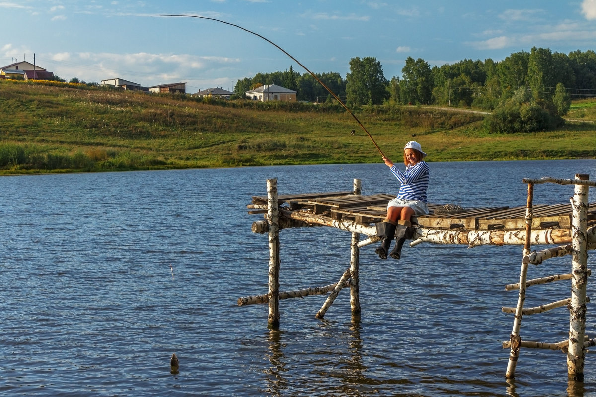 из серии "Веселая рыбачка" - Галина Шепелева из серии "Веселая рыбачка" - Галина Шепелева