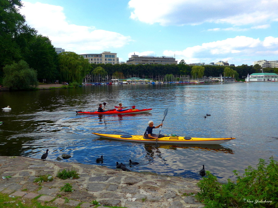 Alster. Hamburg - Nina Yudicheva