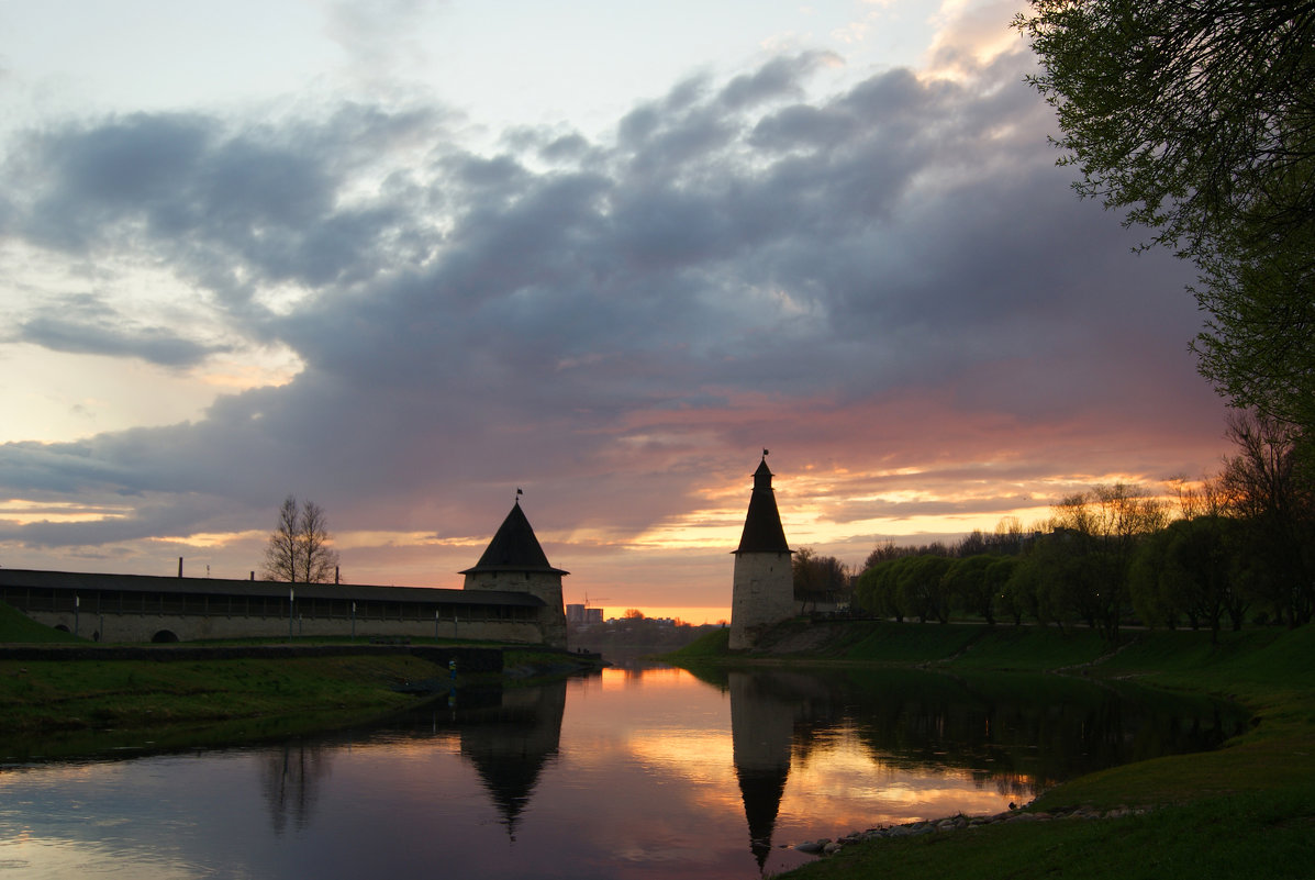 Псков. Кремль. Закат - Юлия Фотолюбитель