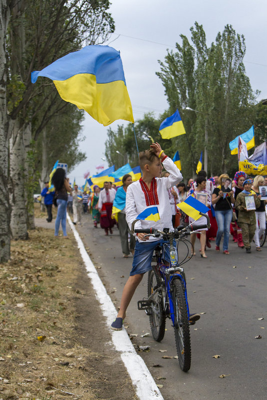 День независимости Украины в Краматорске. Донбасс - Украина - Віктор .