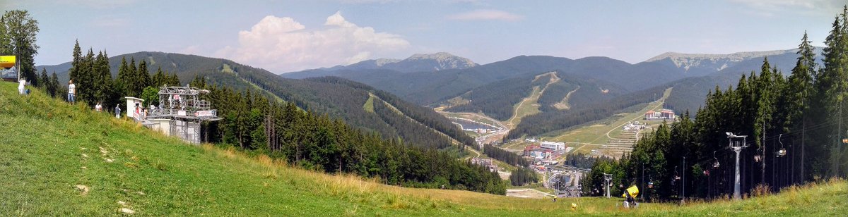 Буковель, панорамный снимок - Наталия Каминская