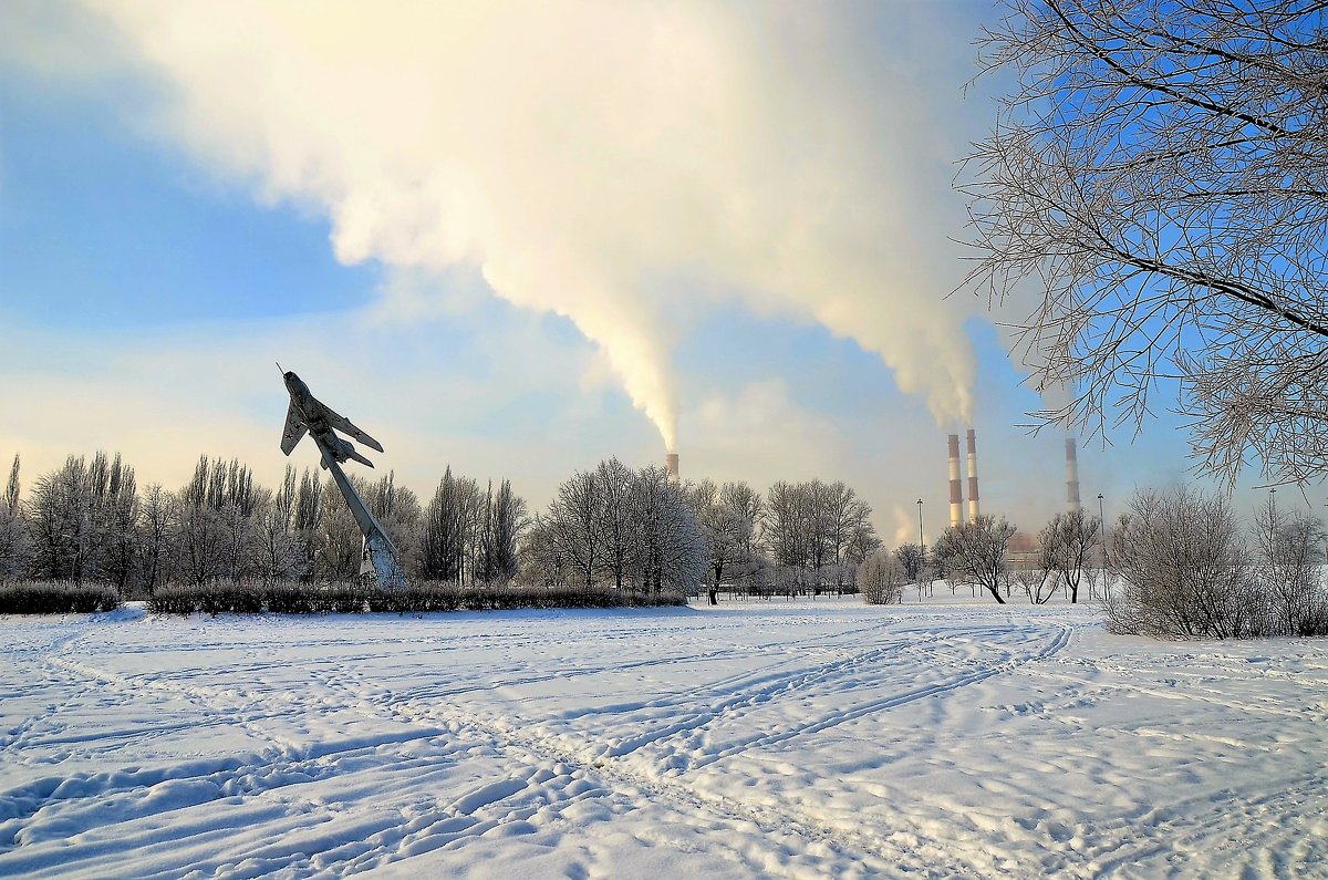 Морозный день в Парке Авиаторов... - Sergey Gordoff Морозный день в Парке Авиаторов... - Sergey Gordoff