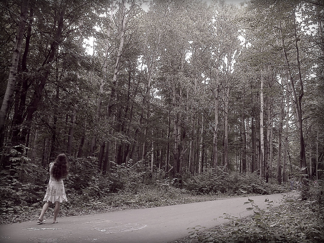 в лесопарке - Юлия Денискина