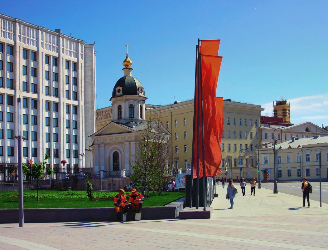 Москва. Часовня Бориса и Глеба на Арбатской площади. - Сергей Iv