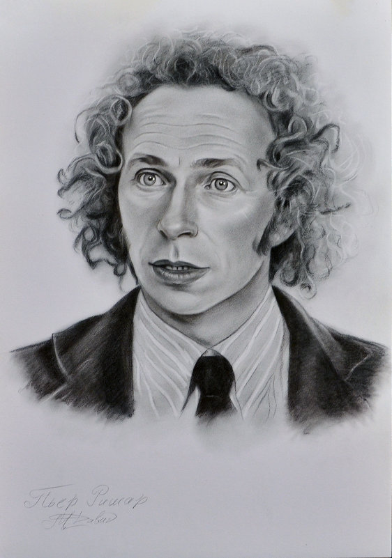 Рисунки из серии "Великие актёры". - Давид Манакьян