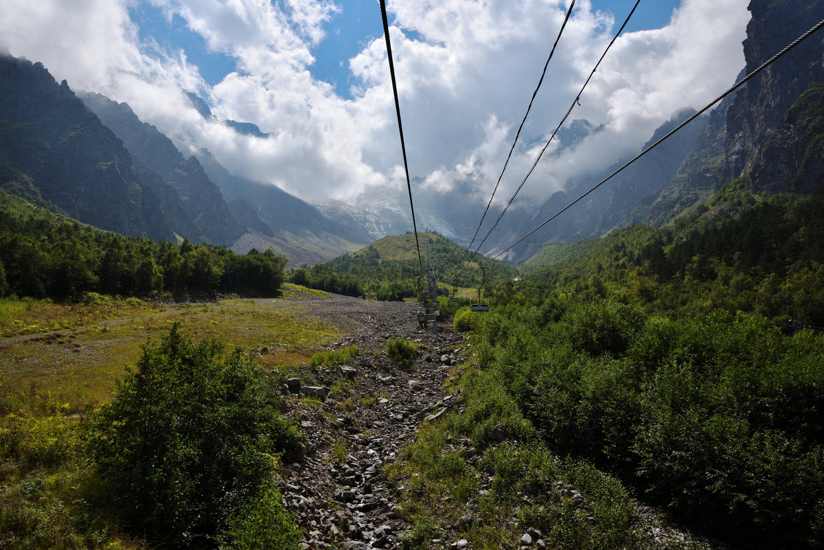 В Цейском ущелье. In Tsey gorge. - Юрий Воронов