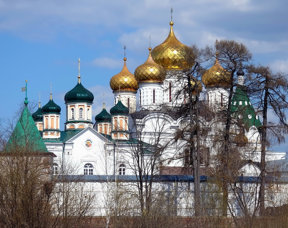 Купола Ипатьевского монастыря.....Вид со стороны Костромской Слободы... - Сергей Клапишевский