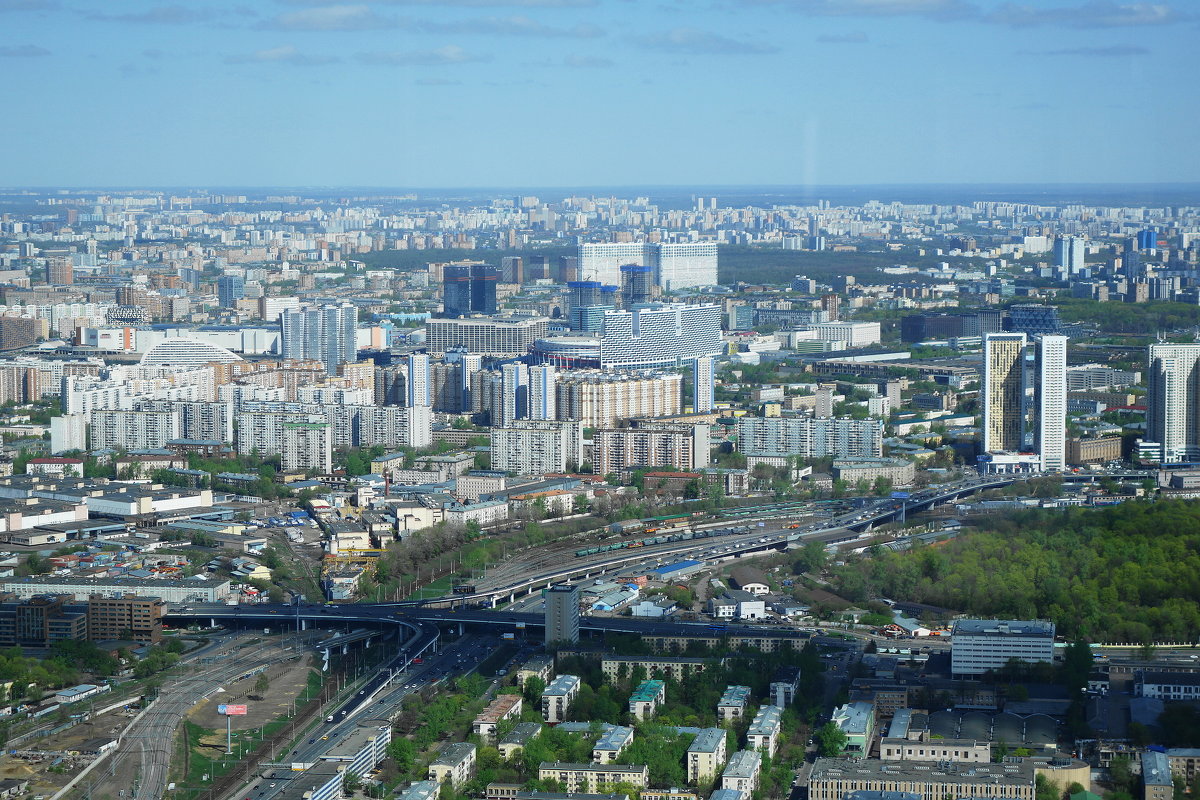 Виды Москвы со смотровой площадки Башни Федерация - Маргарита Батырева