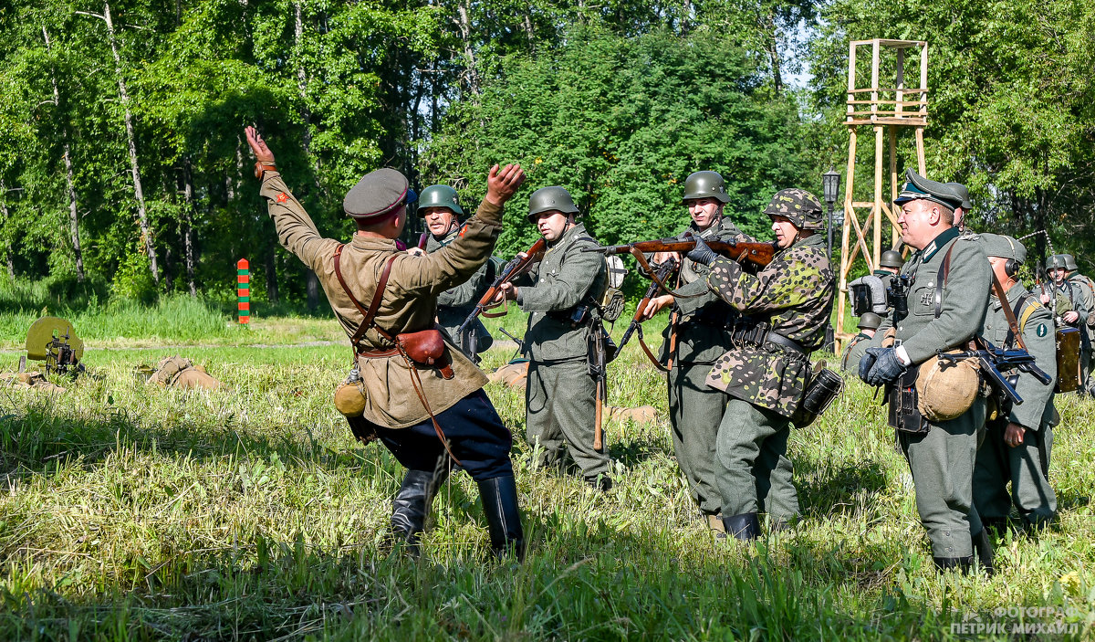 Нападение на погранзаставу, июнь 1941 (реконструкция) - Михаил Петрик