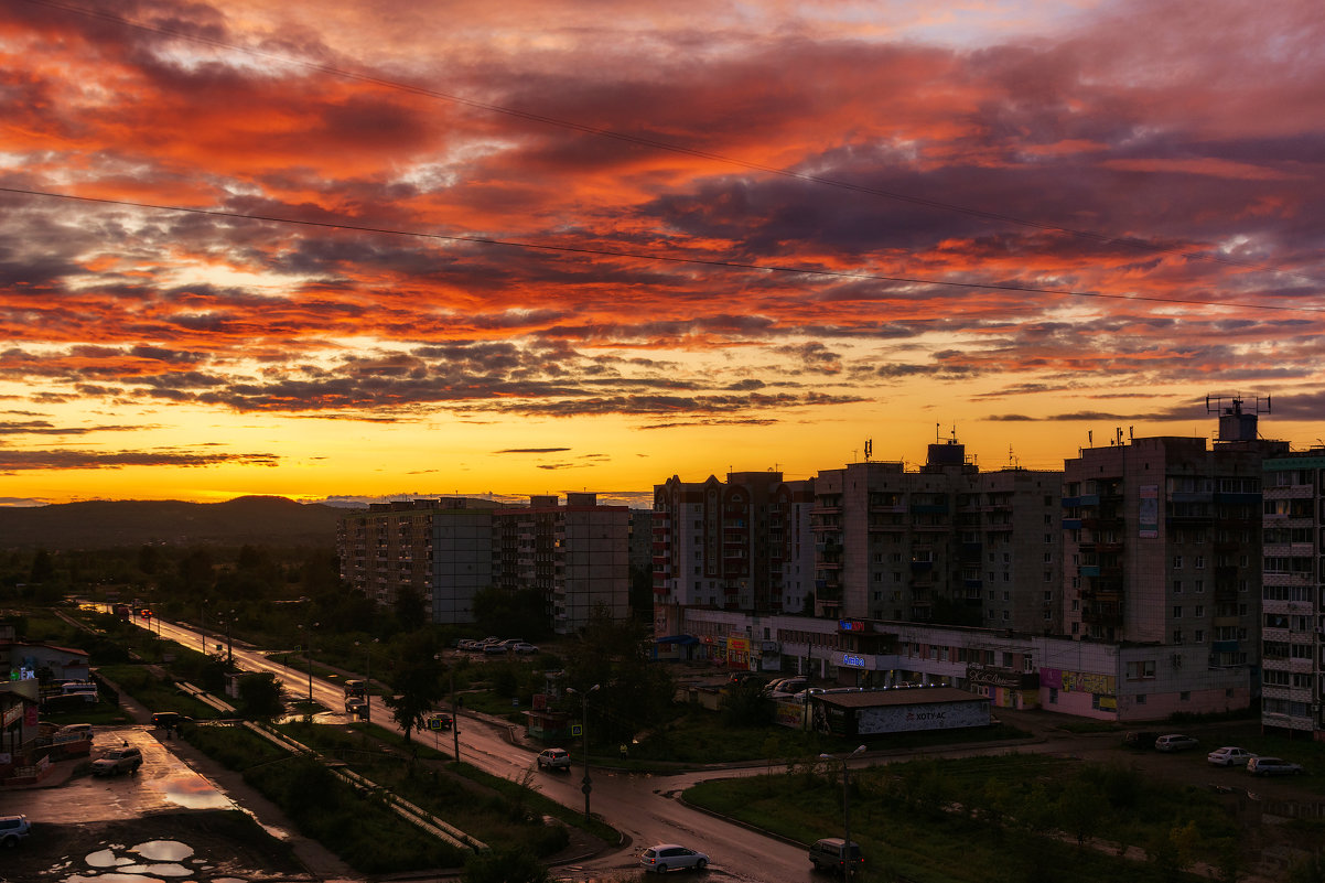 Закат в последний день лета. - Виктор Иванович Чернюк