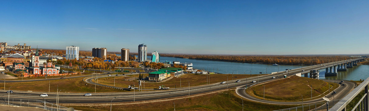 мост на Оби в Барнауле - Николай Мальцев