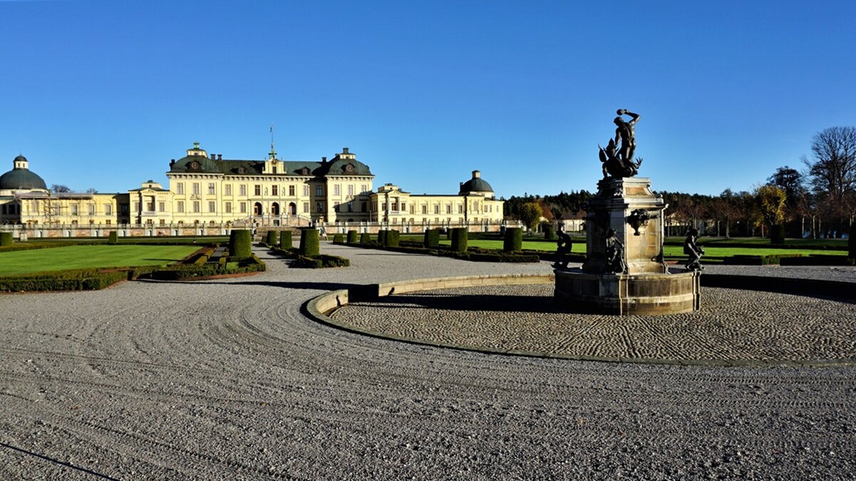 Дворец Drottningholm Стокгольм - wea *