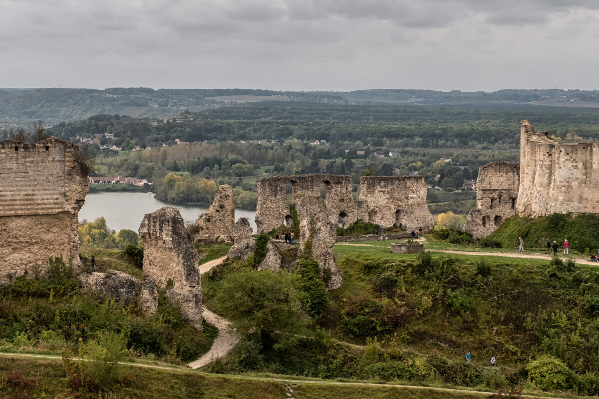 Франция. Октябрь 2019. Развалины замка Гайяр. - Надежда Лаптева Франция. Октябрь 2019. Развалины замка Гайяр. - Надежда Лаптева