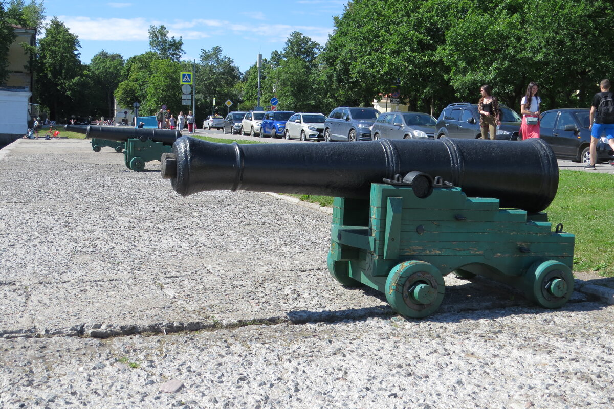 Пушки на набережной пруда - Вера Щукина