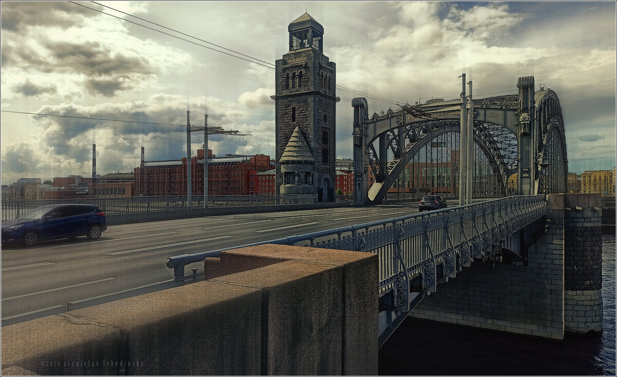 My magic Petersburg_03694 Большеохтинский мост - Станислав Лебединский