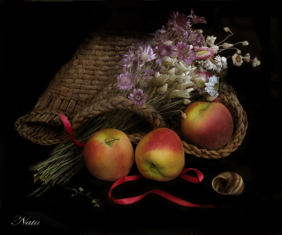 Натюрморт с персиками. - Nata Натюрморт с персиками. - Nata