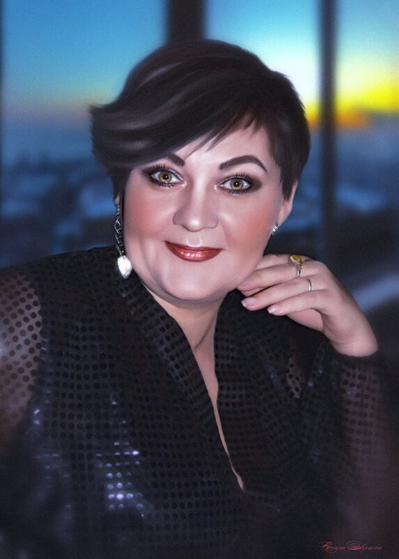 портрет Светланы - Елена Лустова (Северинова)