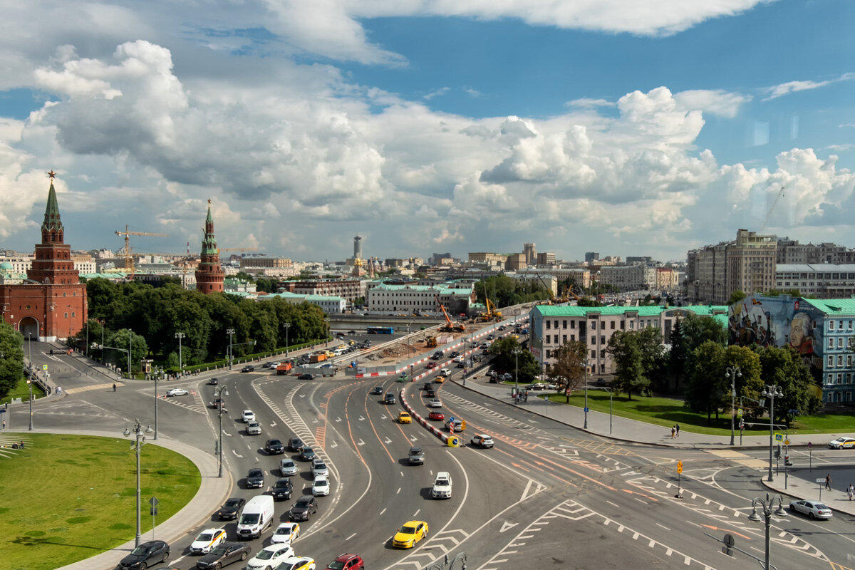 Москва. Виды из Дома Пашкова на Москву. - Надежда Лаптева