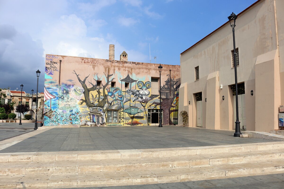 Граффити на улицах Ретимно - Ольга Граффити на улицах Ретимно - Ольга