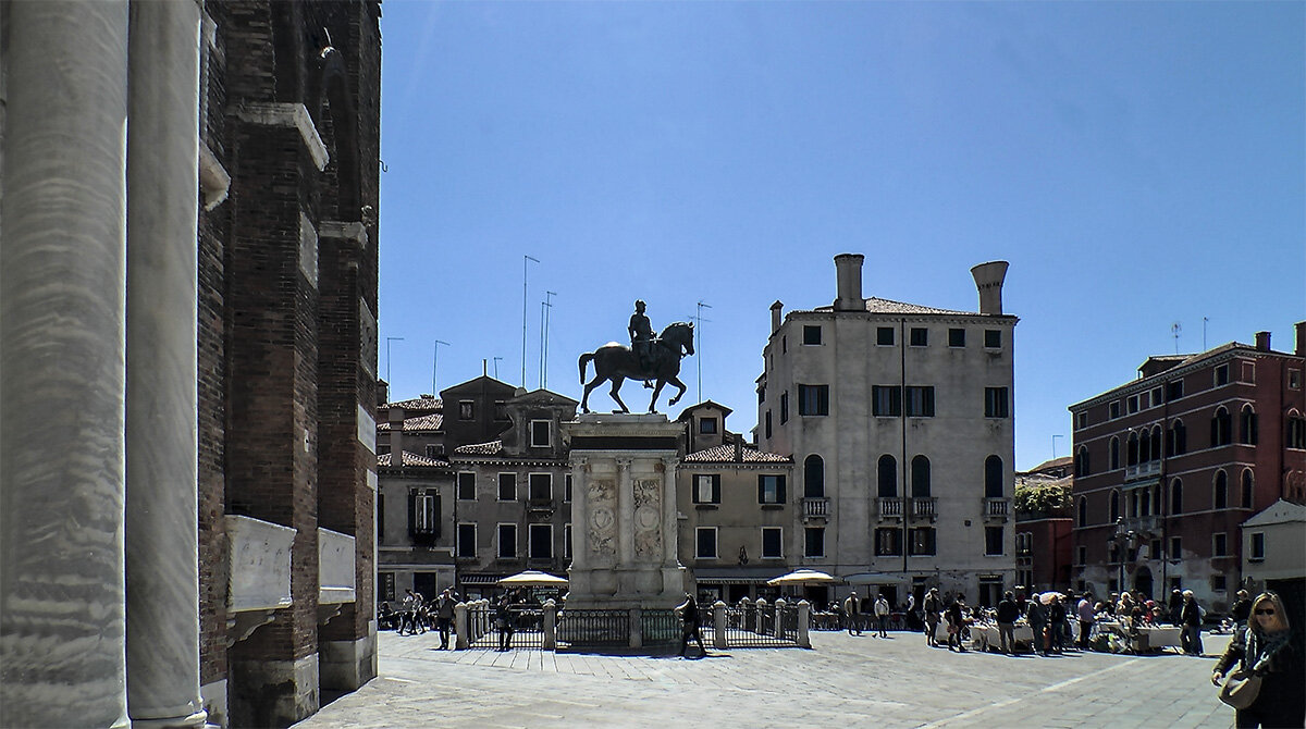 Venezia. Campo Santi Giovanni e Paolo. Bartolomeo Colleoni. - Игорь Олегович Кравченко