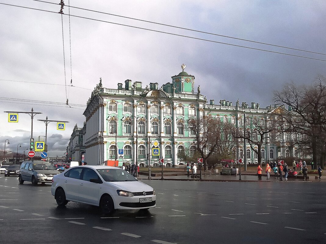 Машины в центре Питера - Фотогруппа Весна