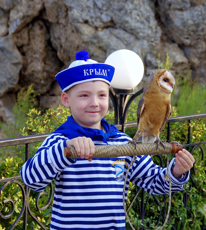 Сова Сипуха и мальчик - Валерий Новиков Сова Сипуха и мальчик - Валерий Новиков