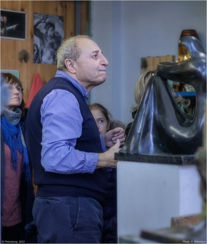 Скульптор Ашот Казарян. Праздник "День скульптора" в Санкт-Петербурге. - Александр Максимов Скульптор Ашот Казарян. Праздник "День скульптора" в Санкт-Петербурге. - Александр Максимов