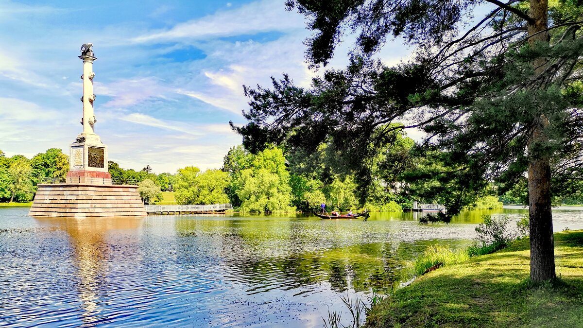На Большом пруду у Чесменской колонны - Сергей На Большом пруду у Чесменской колонны - Сергей