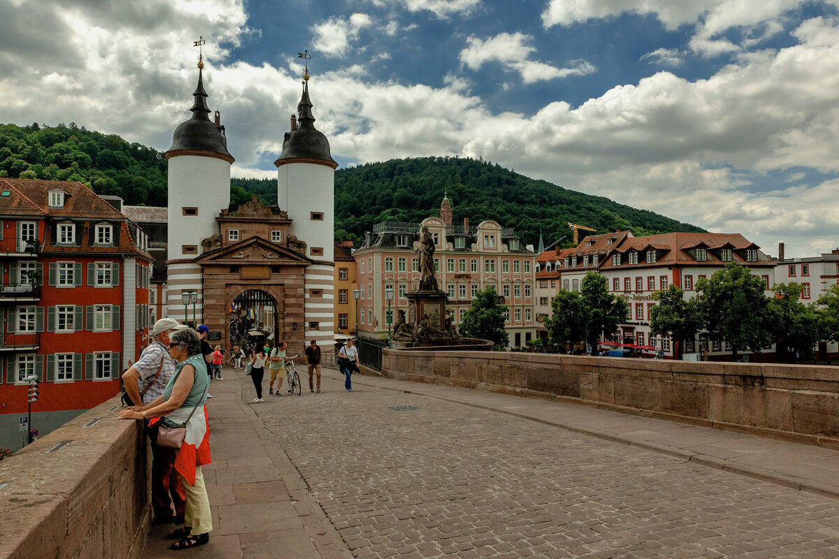 Старый мост г. Гейдельберг ( нем. Heidelberg ) — город в Германии - Bo Nik