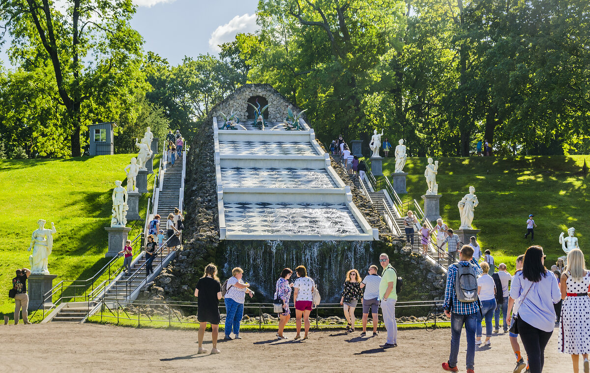 Петергоф. Малый каскад "Шахматная гора" - Стальбаум Юрий 