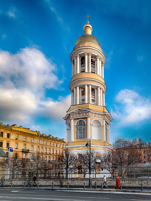 СПБ. Колокольня Владимирского собора у метро "Владимирская" - Стальбаум Юрий СПБ. Колокольня Владимирского собора у метро "Владимирская" - Стальбаум Юрий