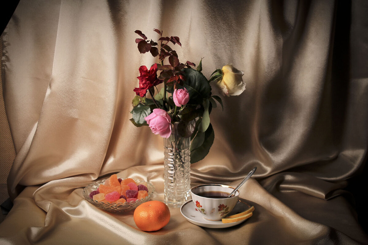 Розовый букет - Людмила Павловна Крышковец