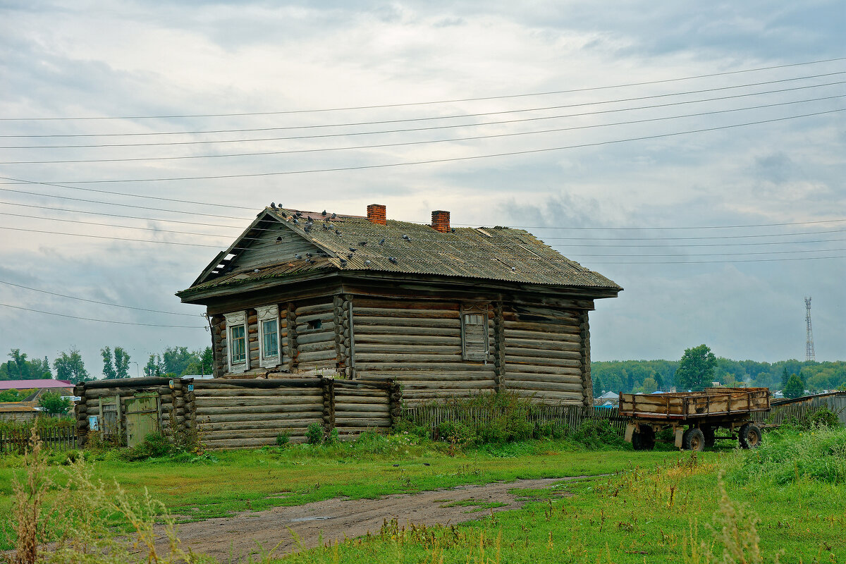 Сибирская глубинка. Домики в деревне - Дмитрий Конев