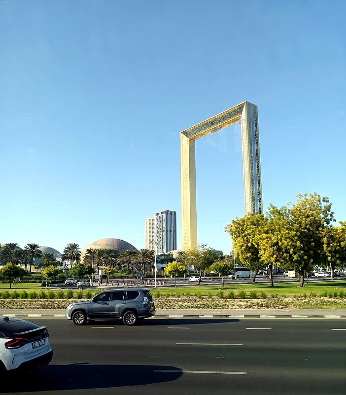 Дубайская рамка (Dubai Frame) — архитектурная достопримечательность в парке Забиль в Дубае - Елена 