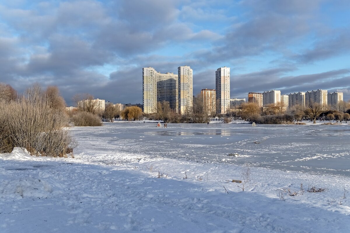 Замёрз городской пруд - Валерий Иванович