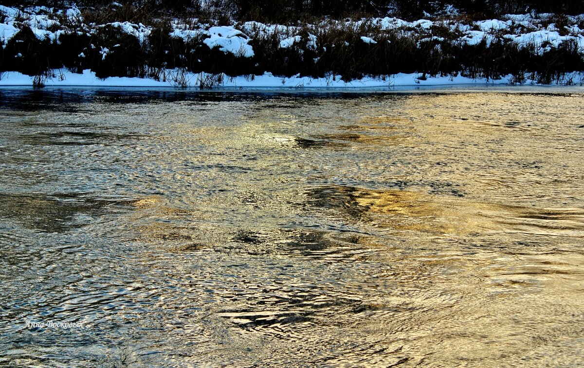 Золотые воды Хопра на закате. - Восковых Анна Васильевна 