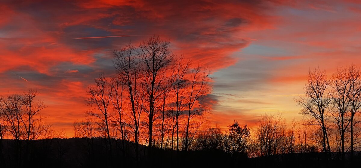 Захватывающий закат / Bilder – Roter Sonnenuntergang - "The Natural World" Александер