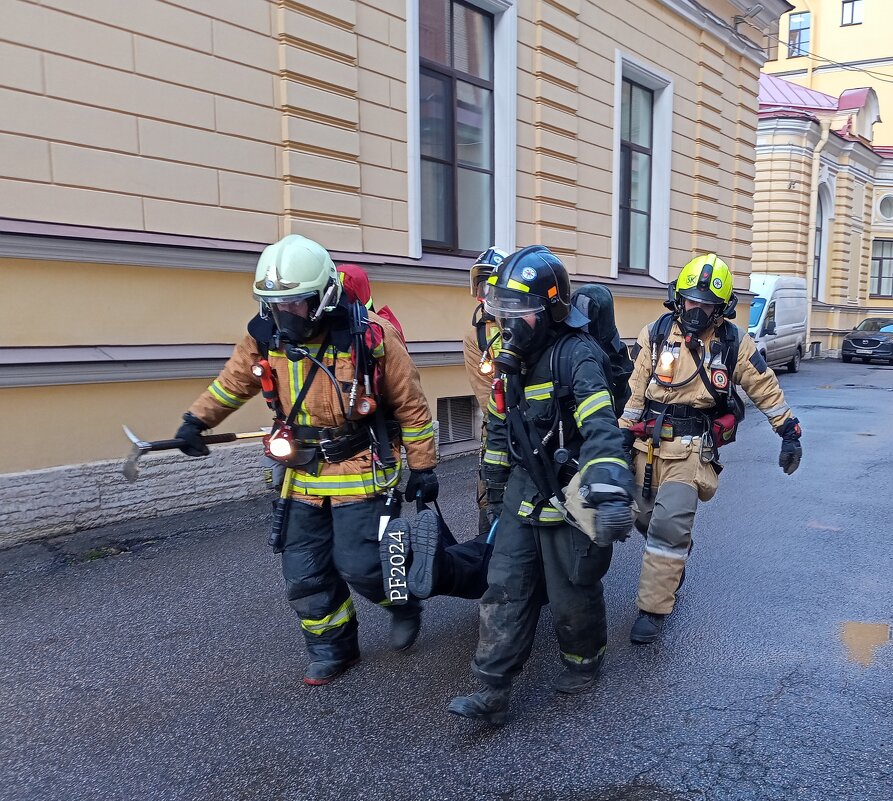 Специальные учения по противопожарной защите - Магомед .