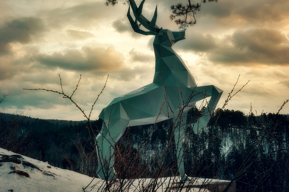 Могущественный олень. - Вадим Басов