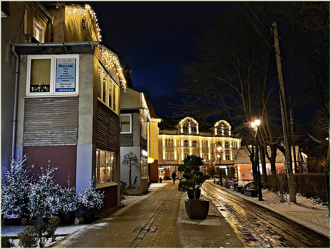 Зеленоградск новогодний.. Утро. - Валерия Комова