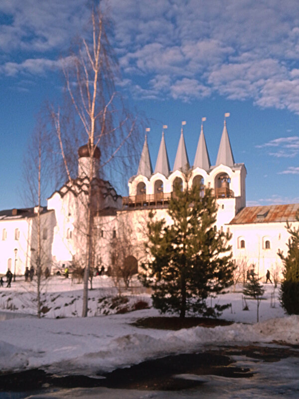Зимний день в монастыре - Сергей Кочнев