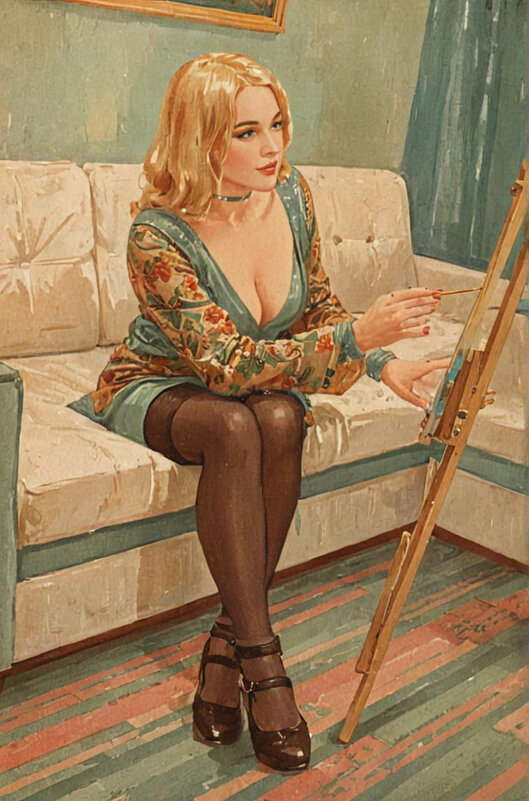 художница - Павел Fotoflash911 Никулочкин