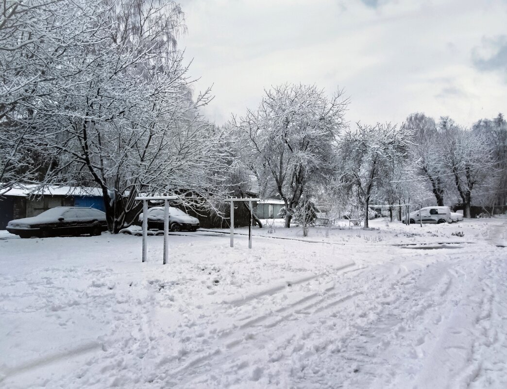 Во дворе дома - Сергей Карачин